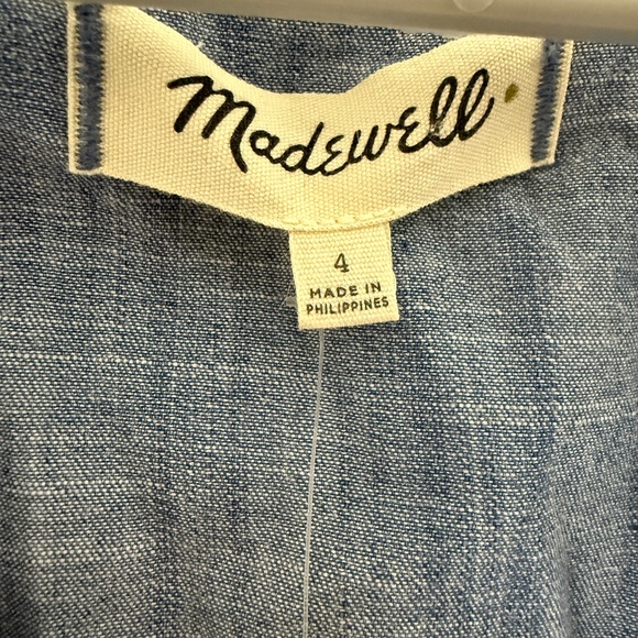 NWT Madewell Denim Daylily Dress in Annetta wash size 4 - Picture 6 of 7